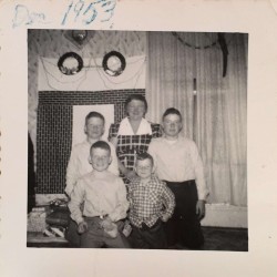 Anna, Marlin, Gene, Dean, Dale Domsten (Dec 1953)