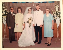Dale & LeeNae (Enget) Domsten Wedding - June 7th, 1970