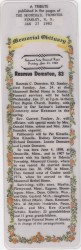 Rasmus Domsten Obituary