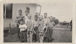 Domsten & Erickson cousins, taken July 4th, probably around 1955 or so