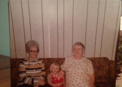 Twila (Carlson) Enget & Anna (Erickson) Domsten
